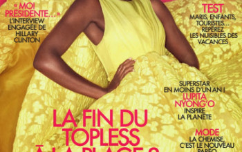 Hello Ms. Sunshine…Lupita Nyong’o Rocks Elle France’s July 2014 Issue in Couture