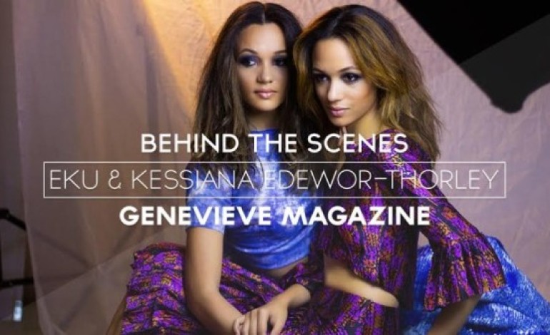 Go Behind the Scenes of Eku & Kessiana Edewor’s Genevieve Mag Shoot with Ndani TV | Watch