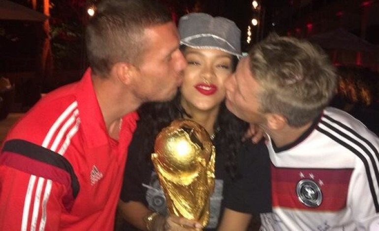 See How Rihanna celebrated Germany’s World Cup Win