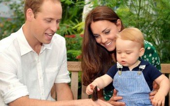 Duke and Duchess of Cambridge release new pics of their son as he turns a year old