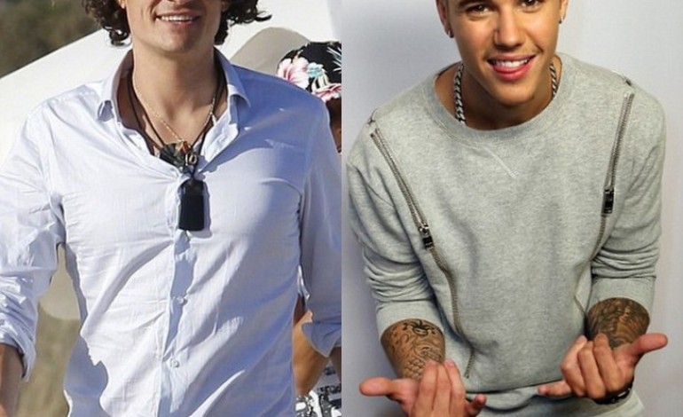 EXCLUSIVE Moment Video: Actor Orlando Bloom throws punch at Justin Bieber