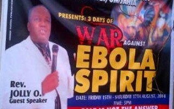 OOh Yeah! SEE What Ebola Is Now Causing In Churches