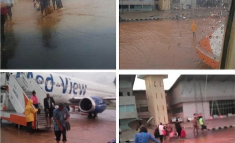 Recently Renovated Enugu Airport Flooded | Photos