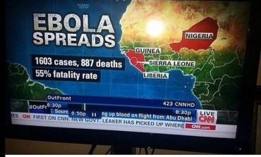 Social Media Reacts to CNN Labelling Niger as Nigeria, Ebola!