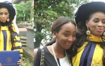 Lovely: Billionaire’s Wife Folashade Okoya receives Honorary Doctorate | Photos