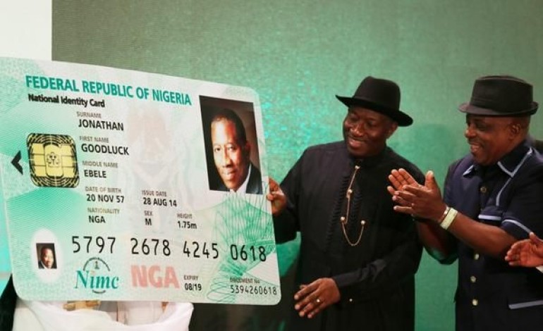 Pres. Jonathan Unveils National Electronic Identity Card (E-Id Card)