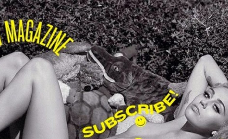 Miley Cyrus goes completely n£k3d for V magazine