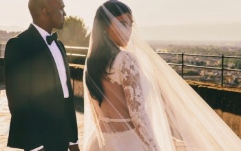 Kim Kardashian Shares Unseen Wedding Photograph On Instagram