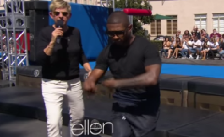 Usher Tries To Be An American Ninja Warrior, But Does He Have The Moves… Bang-Bang-Bang! [Video]