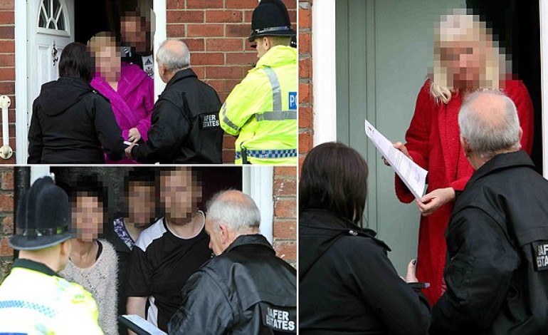 Rude awakening: Nightmare neighbours handed warnings and eviction notices at their homes