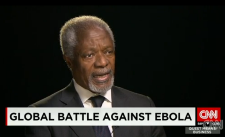 Kofi Annan: Ebola Is a Poor Man’s Disease, Must Be Halted In Africa