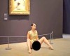 Woman Exposes Her Vagina At Public Museum To Reenact Famous Painting [Photos]