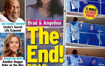 See Intouch mag's headline after those pics of Angelina & Brad Pitt 'arguing' on hotel balcony