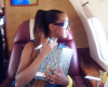 DJ Cuppy flies to Ghana in her father's private jet, See photos