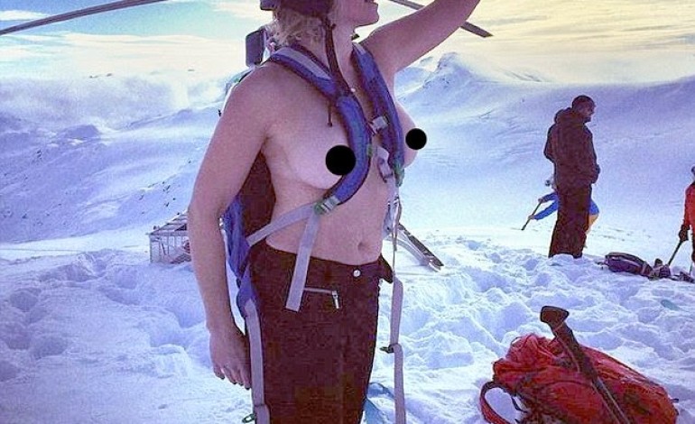 Trending! Chelsea Handler posts topless pics on instagram during holiday ski trip