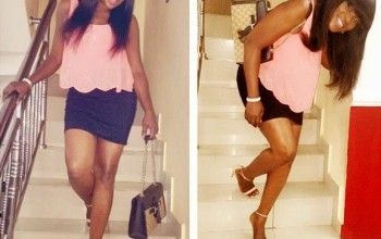 Funke Akindele shows off those her sweet Legs