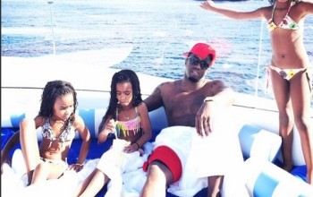 Fans insult Diddy for Inappropriate Swimwear? Seriously? Can Kids Just be Kids!