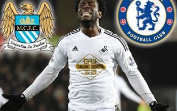 Chelsea and Manchester City sent scouts to watch Wilfried Bony against Liverpool... so are they plotting January bid for striker?