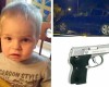2 year old shoots himself dead with his dad's gun inside family car