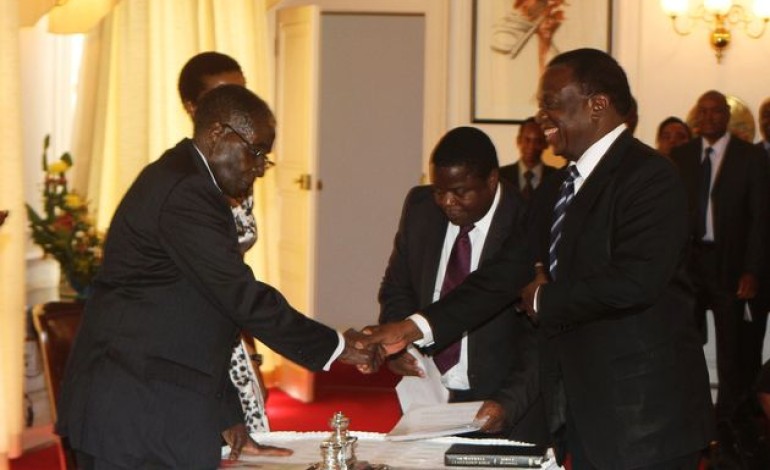 Acting President Mnangagwa finally succeeds President Mugabe