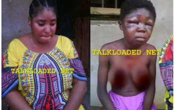 Graphic pics: Woman brutally beats househelp in Ibadan