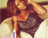 BIG BOOTY NAIJA CELEB TOOLZ IN SEXY BEDROOM POSE EXPOSING HER BIG BO-OBS AND TALKS ABOUT S3X AND MASTURBATION