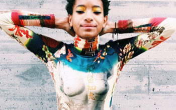 Is 13yr old Willow Smith topless in this pic, or what's going on here?