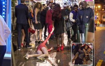 How thousands around the country enjoyed their New Year celebrations a bit too much