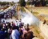 Photos: Kenyan school children tear-gased for protesting against a developer who 'grabbed' their playground