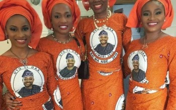 Photos: Governor Ajimobi’s 4 cute daughters campaign for him