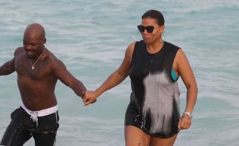 Delivert? Queen Latifah Seen Hand-In-Hand With A Man On South Beach, watch video                                [Photos]