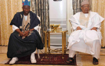 Photos: GEJ's visit to former Head of State IBB in Minna yesterday