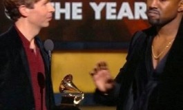 Pics: Kanye nearly pulled a 'Kanye West' at the Grammys last night