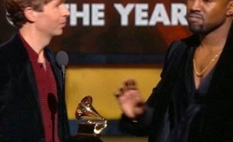Pics: Kanye nearly pulled a ‘Kanye West’ at the Grammys last night