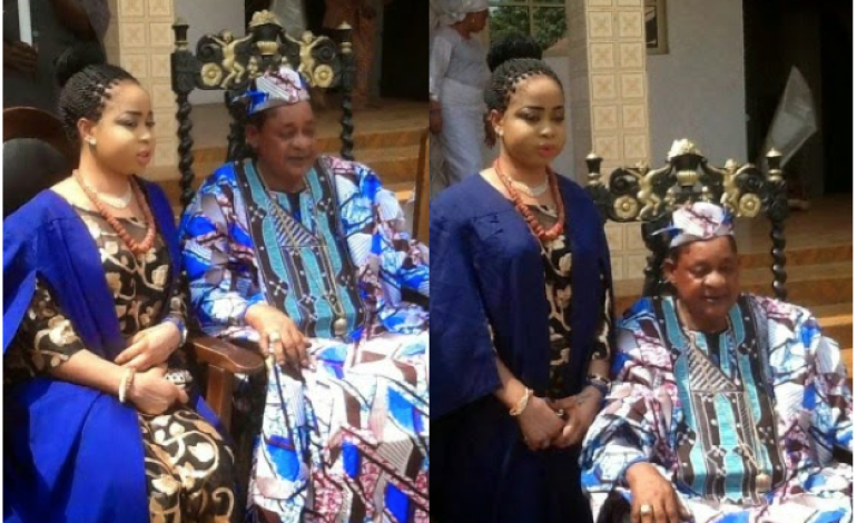 Photos: Alaafin of Oyo’s youngest wife matriculates