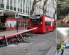 'I thought it was a BOMB': Passengers tell of terrifying moment double-decker's roof was ripped off by a TREE in centre of London - leaving five passengers injured
