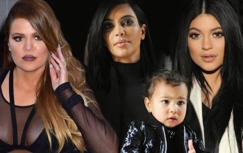 Kim, Khloe, Kylie and North West in car crash in Montana today
