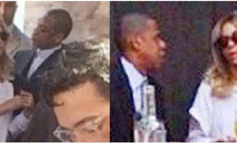 Jay Z and Beyonce caught fighting in public?