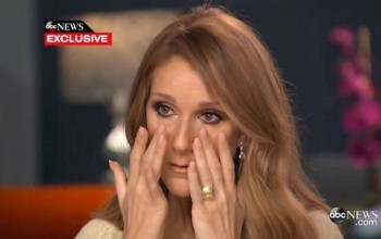Celine Dion breaks down in tears as she reveals husband's painful battle with throat cancer