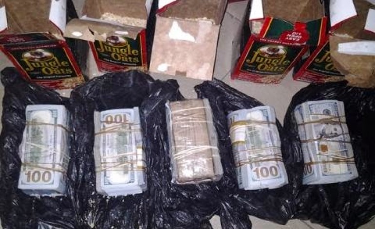 Photos: #NDLEA arrests #SouthAfrican lady with N74m concealed in oats packs