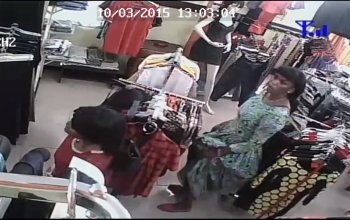 OMG! Shoplifting on CCTV at Allen Avenue Ikeja Lagos Part 1, Watch Video