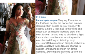 Toyin, is that a shade to Tonto Dikeh?