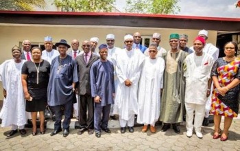 Photos: Buhari inaugurates 19-member Transition Committee