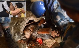 The tiny gap between life and death: #Entombed alive with the body of his friend, #Nepal #earthquake victim is finally pulled free as death toll rises to 2,500