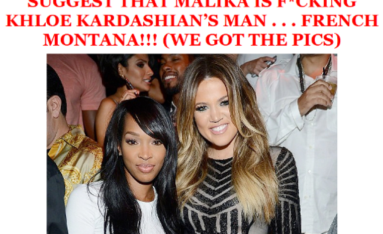 There are pics of French Montana & Khloe’s BFF hugging, and MTO says they are…