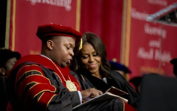 Michelle Obama Loose out on Race issues in Graduation Speech Tuskegee University