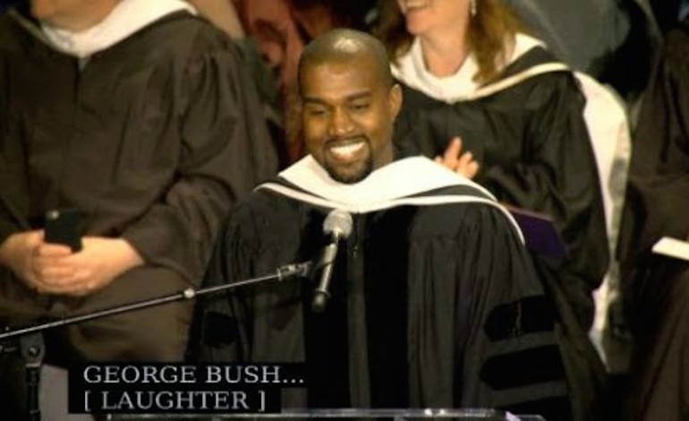 Photos: Kanye West receives honourary Doctorate Degree