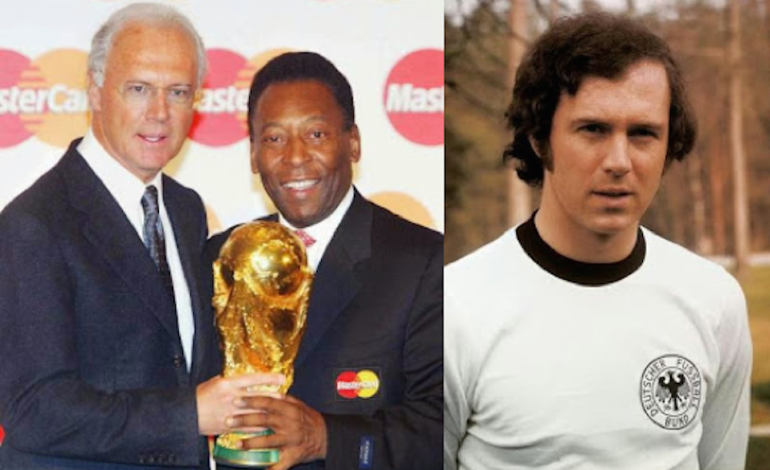 Historical nude pic of football legends Pelé & Franz Beckenbauer