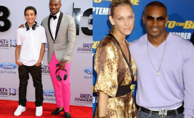Tyson Beckford’s baby mama replies Chris Brown after he threatens her son