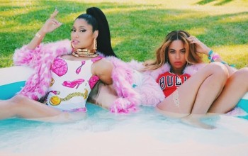 Big Girls! Beyonce & Nicki Minaj are blazing hot in new video (Photos)
